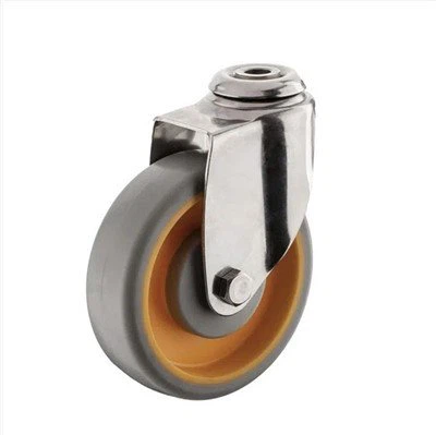 Roulette TPR en acier inoxydable